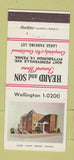 Matchbook Cover - Heard and Son Funeral Home Pittsburgh PA 30 Strike