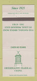 Matchbook Cover - Drehmann Harral Funeral Home St Louis MO 30 Strike