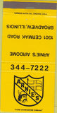 Matchbook Cover - Arnie's Broadview IL 30 Strike