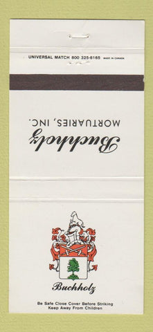 Matchbook Cover - Buchholz Funeral Home St Louis MO 30 Strike
