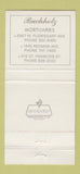 Matchbook Cover - Buchholz Funeral Home St Louis MO 30 Strike