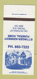 Matchbook Cover - Ettinger Kennedy Funeral Home Truro NS 30 Strike