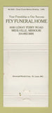 Matchbook Cover - Fey Funeral Home Mehlville MO WEAR 30 Strike