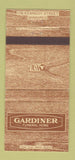 Matchbook Cover - Gardiner Funeral Home Winnipeg MB 30 Strike