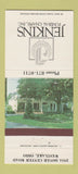 Matchbook Cover - Jenkins Funeral Home Westlake OH 30 Strike