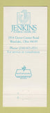 Matchbook Cover - Jenkins Funeral Home Westlake OH 30 Strike