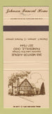 Matchbook Cover - Johnson Funeral Home Painesville OH 30 Strike