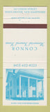 Matchbook Cover - Connor Funeral Home Manchester NH 30 Strike