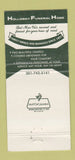 Matchbook Cover - Holloway Funeral Home Salisbury MD 30 Strike