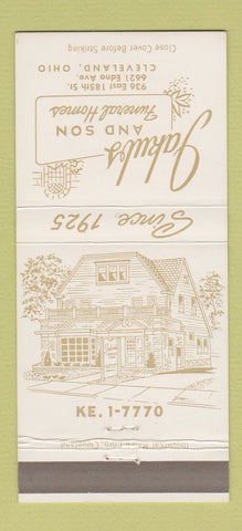 Matchbook Cover - Jakubs and Son Funeral Home Cleveland OH 30 Strike