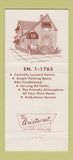 Matchbook Cover - Jakubs and Son Funeral Home Cleveland OH 30 Strike