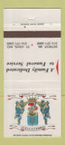 Matchbook Cover - Calcaterra Funeral Home Detroit MI St Louis MO 30 Strike