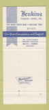 Matchbook Cover - Jenkins Funeral Home Westlake OH 30 Strike