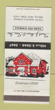 Matchbook Cover - Frank Hans Funeral Home Hollis NY 30 Strike