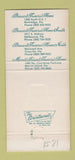 Matchbook Cover Brevard Funeral Home Rockledge Melbourne Titusville FL 30 Strike