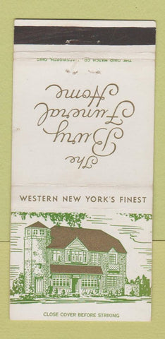 Matchbook Cover - Bury Funeral Home Kenmore NY WEAR 30 Strike