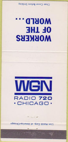 Matchbook Cover - WGN Radio Chicago IL Wally Phillips 30 Strike