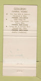 Matchbook Cover - Golubski Funeral Homes Cleveland OH WEAR 30 Strike
