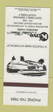 Matchbook Cover - Kaye Funeral Home Peterborough ON SAMPLE WEAR 30 Strike