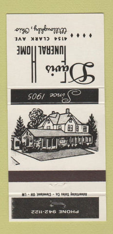 Matchbook Cover - Davis Funeral Home Willoughby OH 30 Strike