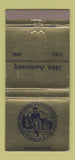 Matchbook Cover - Kirk & Nice Funeral Home Philadelphia PA 1961 30 Strike