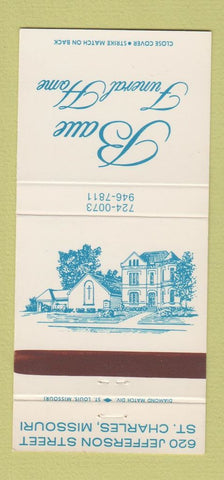 Matchbook Cover - Baue Funeral Home St Charles MO 30 Strike