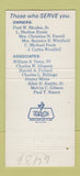 Matchbook Cover - Hall Wynne Funeral Home Durham NC 30 Strike