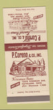 Matchbook Cover - P Coreno Funeral Home Cleveland OH Lorain 30 Strike