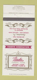 Matchbook Cover - Fluehr Funeral Home Philadelphia PA 30 Strike