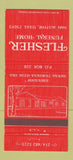 Matchbook Cover - Flesher Funeral Home Van Alstyne TX 30 Strike