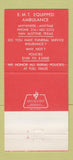 Matchbook Cover - Flesher Funeral Home Van Alstyne TX 30 Strike