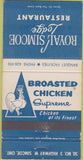 Matchbook Cover - Royal Simcoe Lodge Restaurant Simcoe ON 30 Strike
