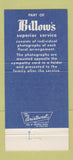 Matchbook Cover - Billows Funeral Home Cuyahoga Falls OH Portage Lakes 30 Strike