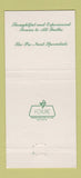 Matchbook Cover - Bisch Funreal Home Springfield IL 30 Strike
