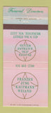 Matchbook Cover Franzen Jung Kaufmann Weiand Funeral Home Milwaukee WI 30 Strike