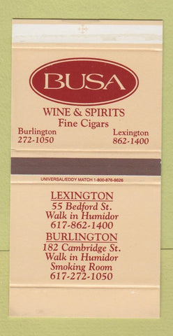 Matchbox - Busa Wine Spirits Cigars Burlington Lexington KY