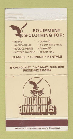 Matchbox - Outdoor Adventures Cincinnati OH hiking camping sporting goods