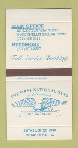 Matchbox - First National Bank McConnellsburg PA
