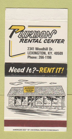 Matchbox - Purdon Rental Center Lexington KY