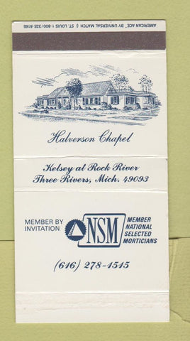 Matchbox - Halverson Funeral Home Three Rivers MI