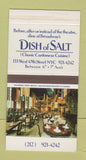 Matchbox - Dish of Salt Restaurant New York City WEAR