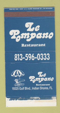 Matchbox - Le Pompano Restaurant Indian Shores FL