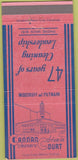 Matchbook Cover - Cannan Cleaners Drive In Toledo? OH 30 Strike