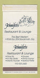 Matchbox - Jennifer's Restaurant Lounge Best Western Savannah GA WEAR