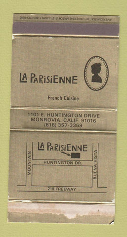 Matchbox - La Parisienne French Restaurant Monrovia CA WEAR