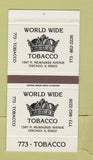 Matchbox - World Wide Tobacco Chicago IL