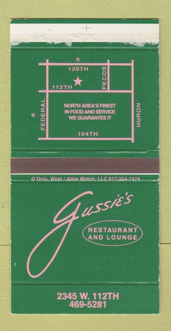 Matchbox - Gussie's Restaurant Lounge Denver Colorado