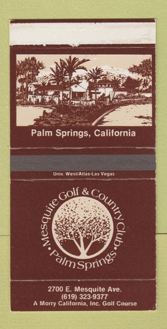 Matchbox - Mesquite Golf Country Club Palm Springs CA