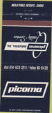 Matchbook Cover - Picoma Industries Martins Ferry OH 30 Strike
