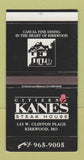 Matchbox - Kane's Steak House Kirkwood MO